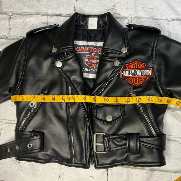 Harley Davidson jacket size 4T vintage 1997 circa boy/girl - Picture 8 of 8